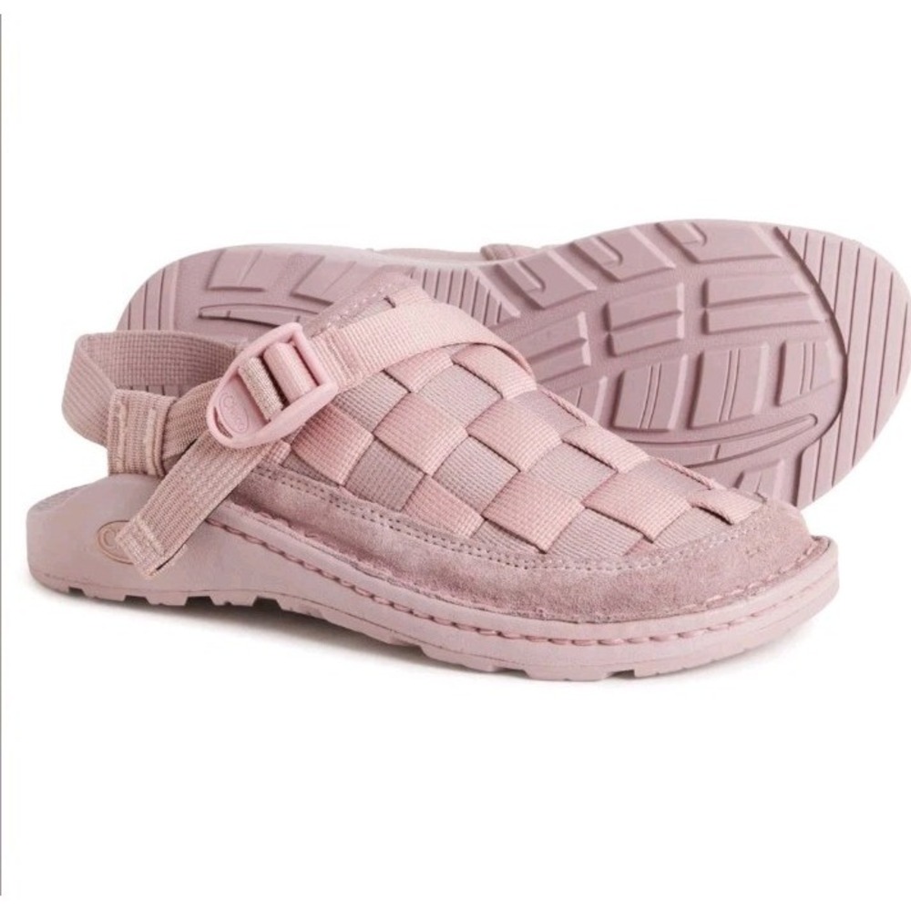 NEW Chaco Women Canyon Woven Clogs - Light Pink Rose Quartz Sustainable Eco Sz 5